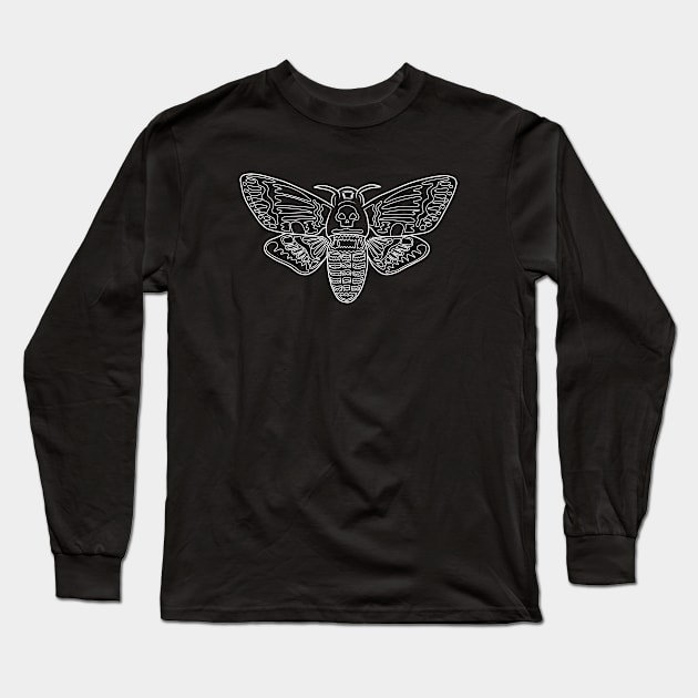 Moth Long Sleeve T-Shirt by valentinahramov